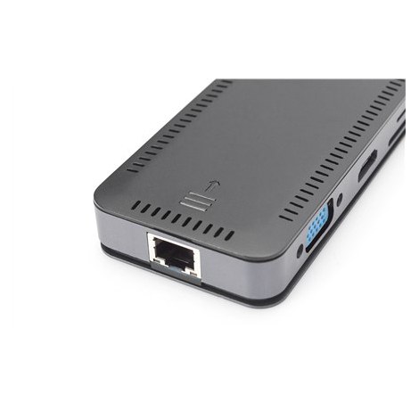 Digitus | 11 in 1 USB-C Docking Station and SSD Enclosure | DA-70896 | Dock | Ethernet LAN (RJ-45) ports 1 | VGA (D-Sub) ports q - 2